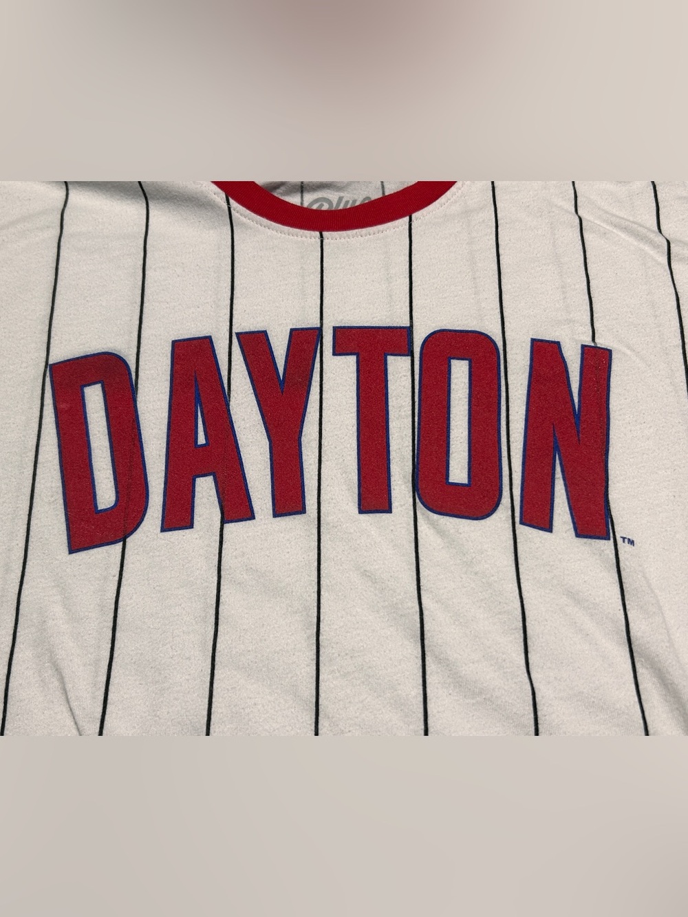 Blue 84 Dayton Pinstripe Baseball Tee - Picture 5 of 7